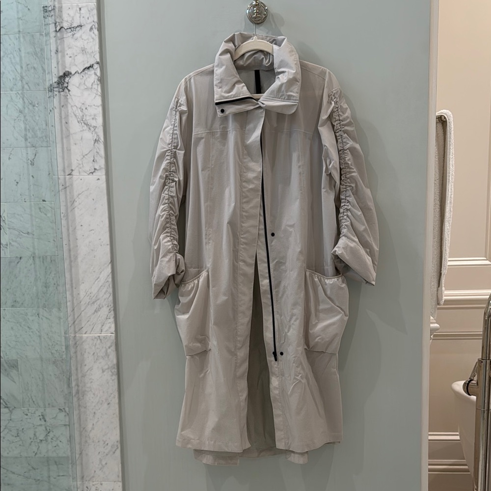 Stylish Gray Trench Coat